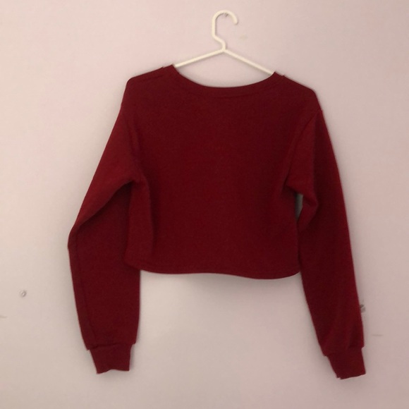 CROPPED CREWNECK SWEATSHIRT - Picture 5 of 5